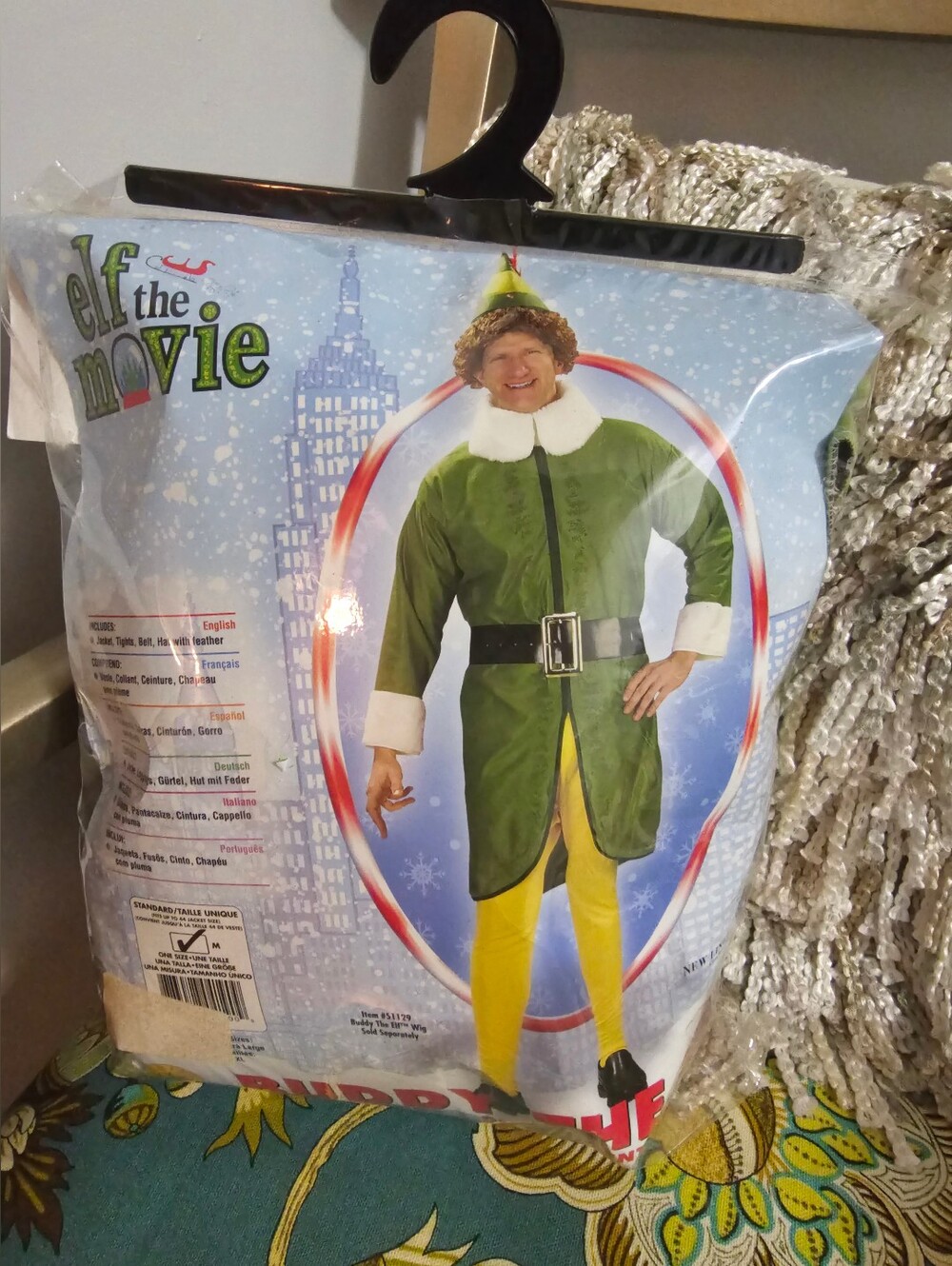 Elf The Movie Classic Green and Yellow Adult Costume
